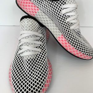Adidas DeeRupt Women Running Black/white/pink